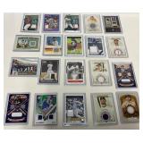 20 Mixed Baseball Player Relic and Memorabilia Car