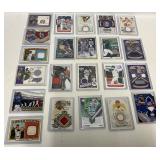 22 MLB Baseball Cards Featuring Relic DK Leather L