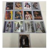 13 Rookie Basketball Cards in Sleeves