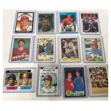 12 Pete Rose Baseball Cards