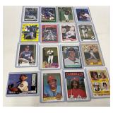 16 MLB Rookie Baseball Cards Various Players