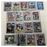 17 Barry Sanders and Deion Sanders Football Cards