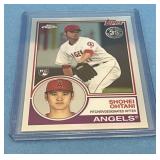 Topps Shohei Ohtani Rookie Card in Protective Case
