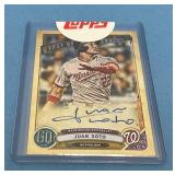 2019 Topps Gypsy Queen Juan Soto Autograph Card