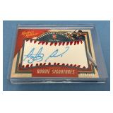 Fernando Tatis Jr. Rookie Signature Card autograph