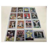 16 Hall of Fame Baseball Cards in Sleeves