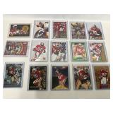 15 Jerry Rice NFL Trading Cards in Protective Slee