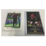 2 Tiger Woods Golf Trading Cards Rookie
