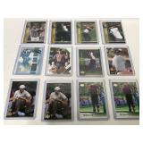 12 Tiger Woods Trading Cards, Including Two Rookie