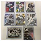 8 Emmitt Smith Football Trading Cards in Protectiv