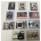 11- NFL Football Jersey Cards Featuring Manning, H