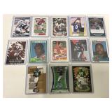 13 NFL Rookie Cards Featuring Various Players Deio