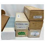 6 Boxes MLB Baseball Card Sets from 1980s