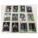 12 Tiger Woods Trading Cards Featuring 2 Rookie Ca