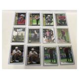 12 Tiger Woods Trading Cards Featuring 2 Rookie Ca