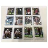 12 Tiger Woods Trading Cards Featuring 2 Rookie Ca