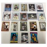 18 MLB Baseball Cards Featuring Various Players Ma
