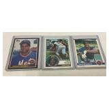 Three Baseball Trading Cards Including Gooden Tony