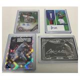 4 MLB Baseball numbered and Autographs Sharpe Klub