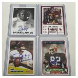 Autographed Football Trading Cards Davante Adamï¿½s,