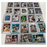 23 Jose Canseco Baseball Cards in Sleeves