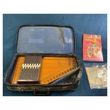 Vintage Oscar Schmidt Autoharp with Case and Music
