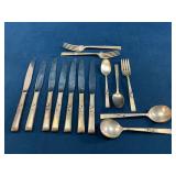 Flatware with Floral Details by Oneida Community
