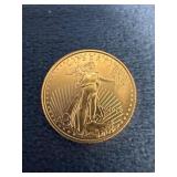 1/10 Oz Fine Gold American Eagle Coin (2015)