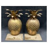 Brass Pineapple Bookends Made in India