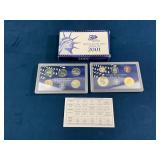 2001 United States Mint Proof Set with Box and COA