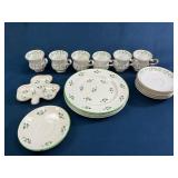 Royal Tara Fine Bone China Shamrock Motif Set