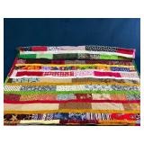 Handmade Multi-Colored Patchwork Quilt