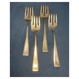 Four Sterling Silver Forks with Total Weight of 97