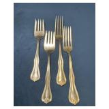 Two Pairs of Sterling Silver Forks, Total Weight 1