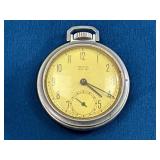 Westclox Pocket Ben Pocket Watch with Yellow Dial