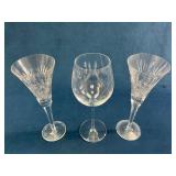 Tiffany & Co. and Waterford Crystal Glasses