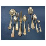 Sterling Silver and Coin Silver Silverware Assortm