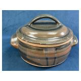 Pottery Lidded Casserole Dish by Stephen Kilborn,