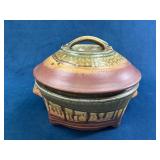 Lidded Pottery Vessel by Stephen Kilborn, Toos, Ne