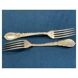 106.0 Gram Sterling Silver Ornamental Forks