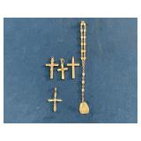 Cross Pendants and Sterling Silver Chain