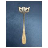 Sterling Silver Bacon Server, 56.5g With Ornate De
