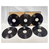 6 Deï¿½Luxe Edition Records with Original Case