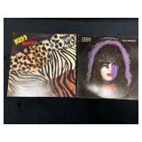 KISS Animalize and Paul Stanley Solo Vinyl Records