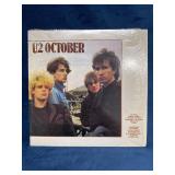 U2 ï¿½ October Vinyl Record Album with Original Slee