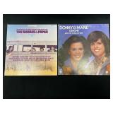 2 Vinyl Records: Donny & Marie Osmond and The Mama