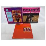 3 Classical Vinyl Records Including Ravelï¿½s Bolero