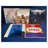 Five Vinyl LP Records Featuring Various Performers