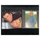 John Travolta and Olivia Newton-John Vinyl Records