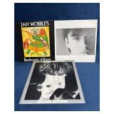 Three Vinyl LP Records Including Jah Wobbleï¿½s Bedr